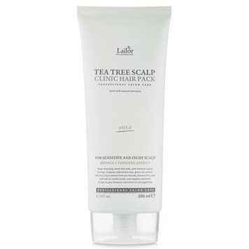 Маска-пілінг для шкіри голови з чайним деревом La'dor Tea Tree Scalp Pack 200 мл LD0013 фото
