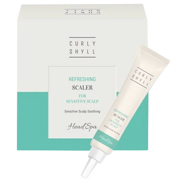 CURLYSHYLL REFRESHING SCALER for Sensitive Scalp очищаючий пілінг для чутливої ​​шкіри голови 12x15 мл CRL0003 фото